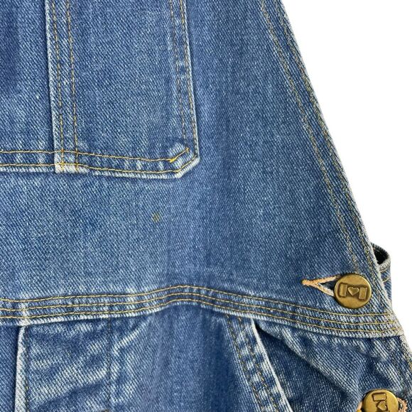 Carhartt Vintage Bib Overalls Canadian Made Size 6 Wide Leg - Picture 14 of 16